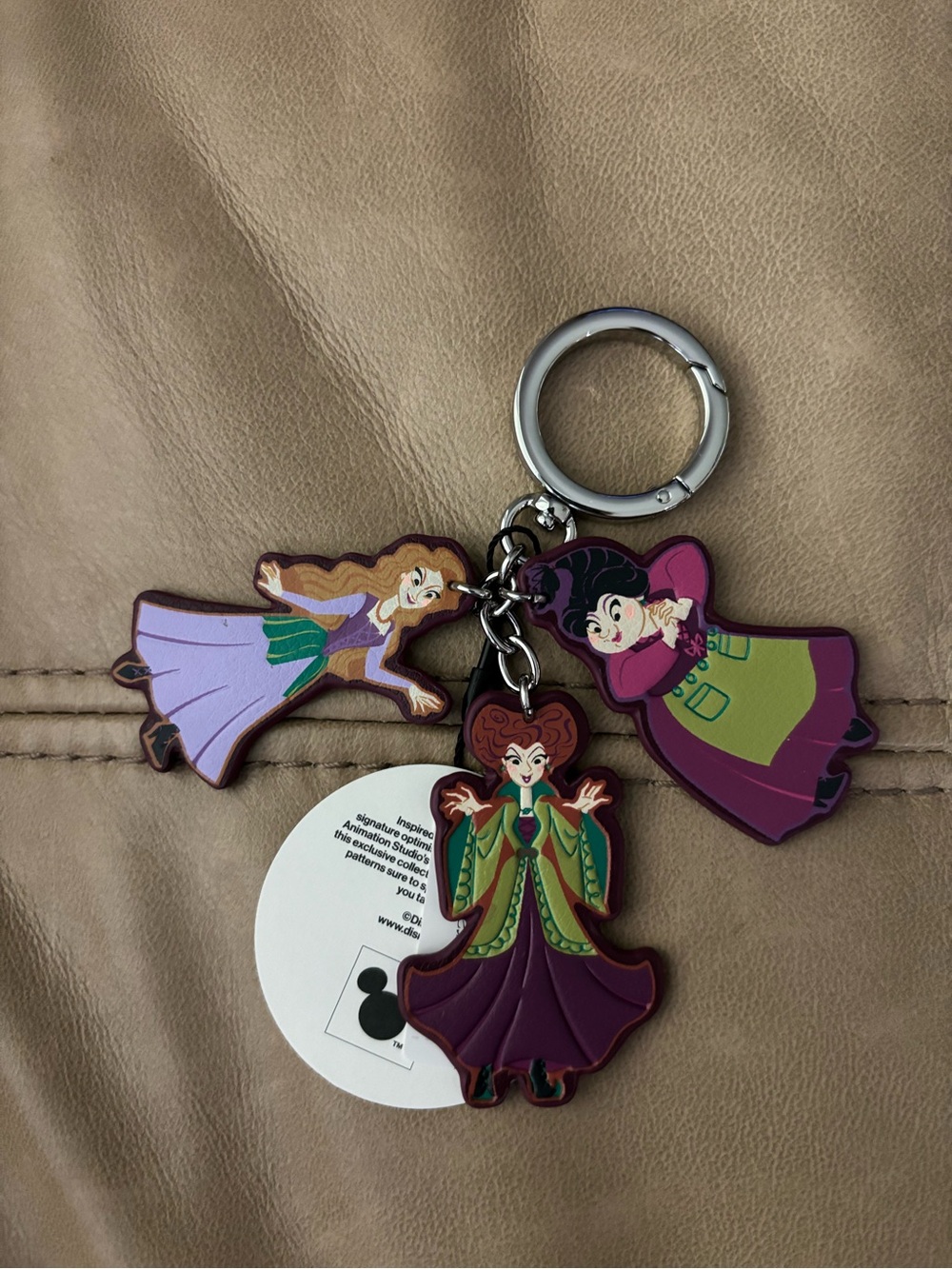 Vera Bradley x Disney Sanderson Sisters x Hocus Pocus Bag Charm - Picture 3 of 4